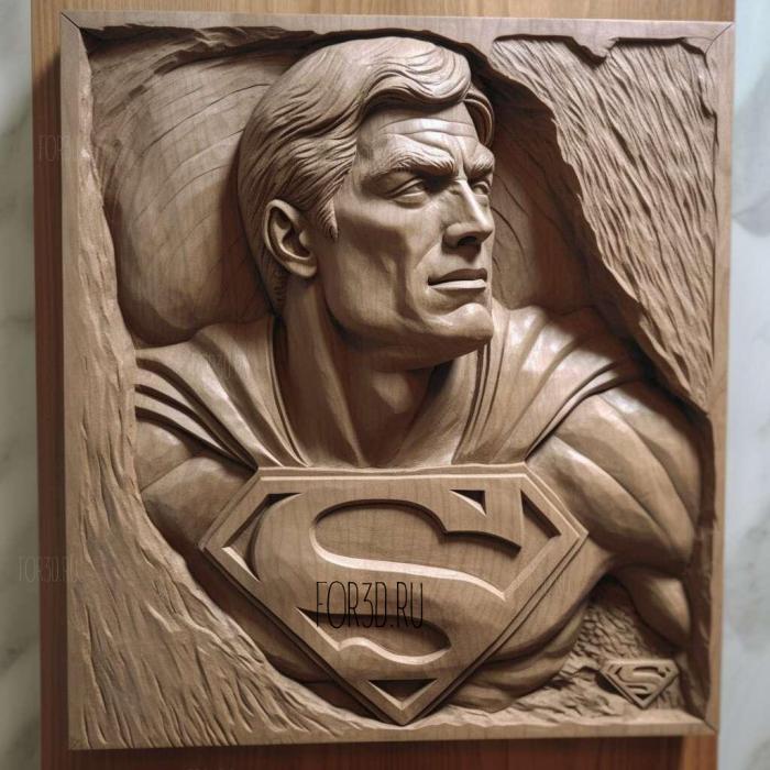 stl Superman Superman Christopher Reeve 2