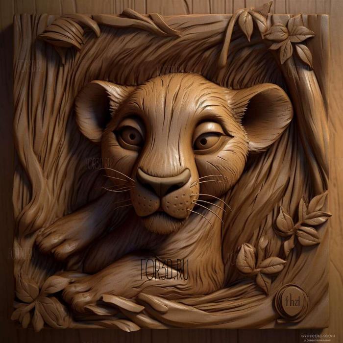 stl Timon FROM The Lion King 1 stl model for CNC