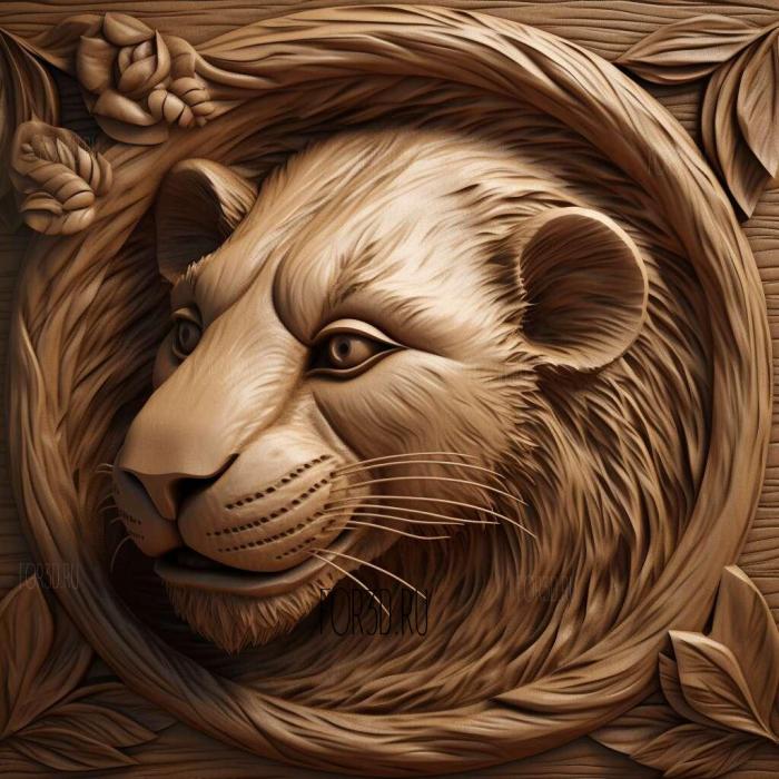stl Timon FROM The Lion King 3 stl model for CNC