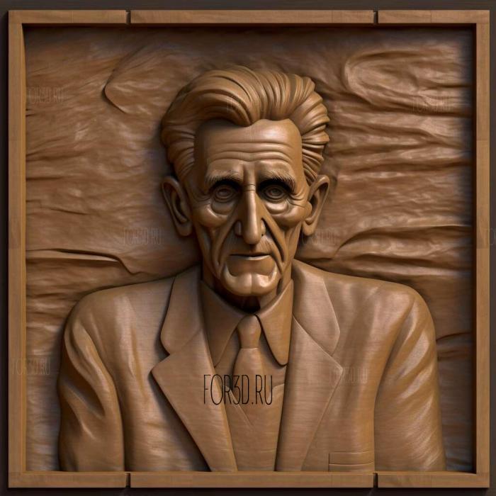 1984 George Orwell 1949 3 3d stl модель для ЧПУ