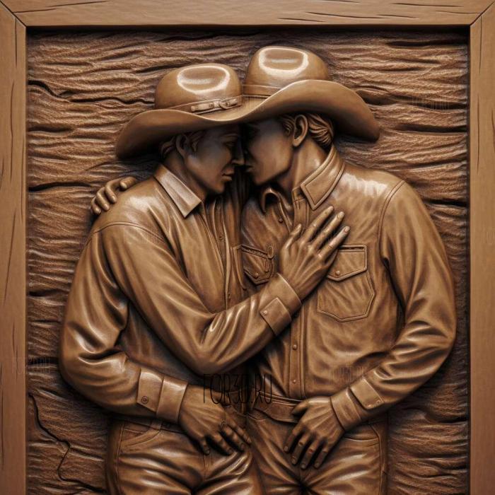 Brokeback Mountain movie 2 stl model for CNC