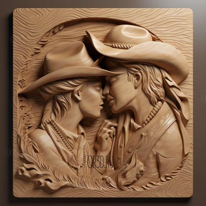 Brokeback Mountain movie 3 stl model for CNC