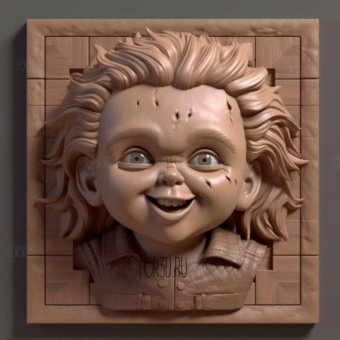 Chucky TV series 1 stl model for CNC