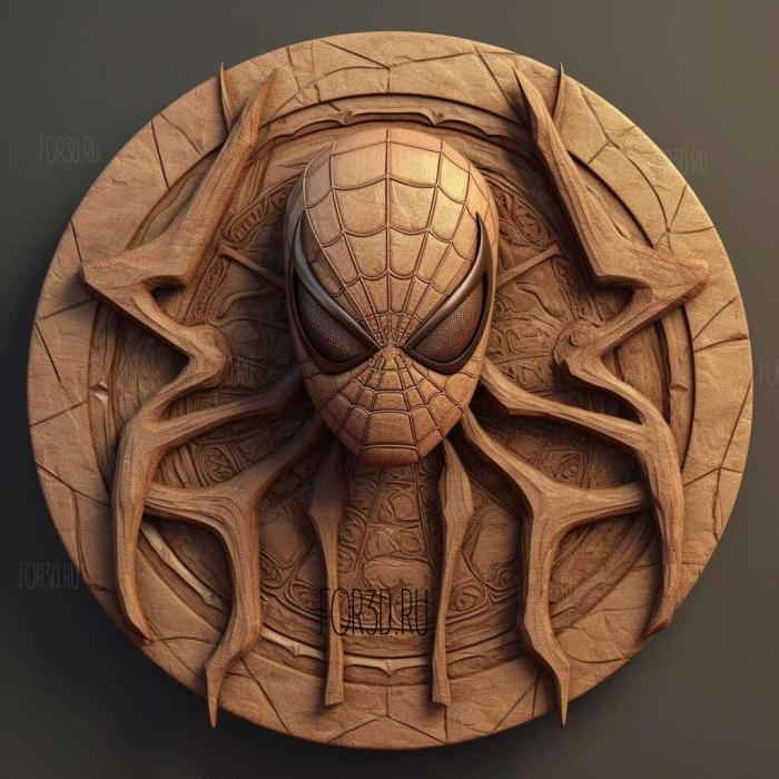 stl Spider Man series 1 stl model for CNC