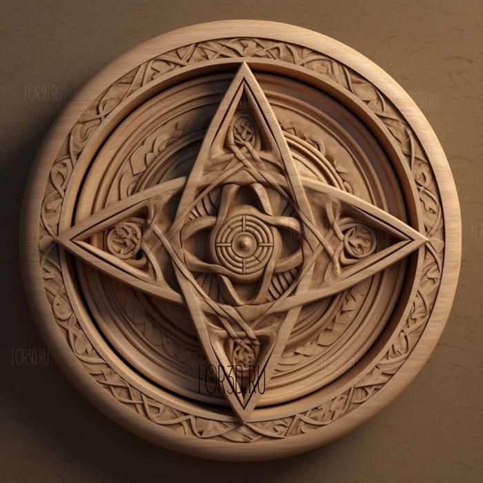 stl TRINITY from matrix 2 stl model for CNC