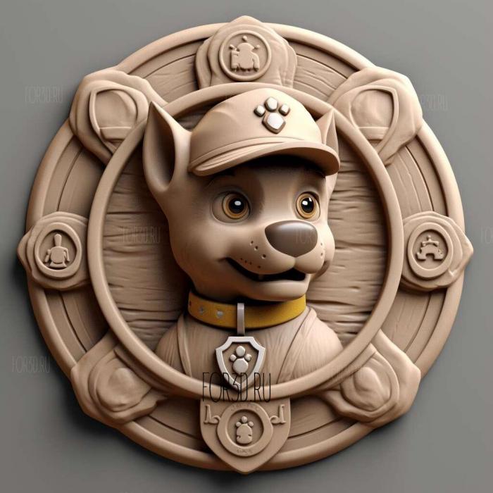 paw patrol 3d model 3