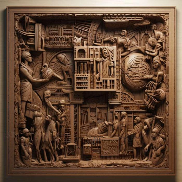 House of Lies series 2 stl model for CNC
