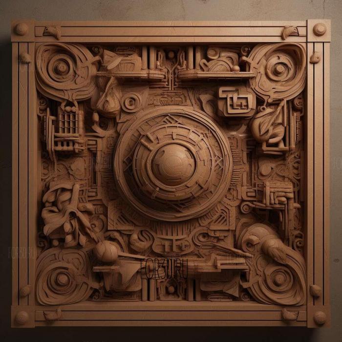 House of Lies series 3 stl model for CNC