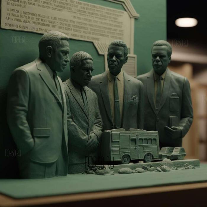 Green Book movie 3 stl model for CNC