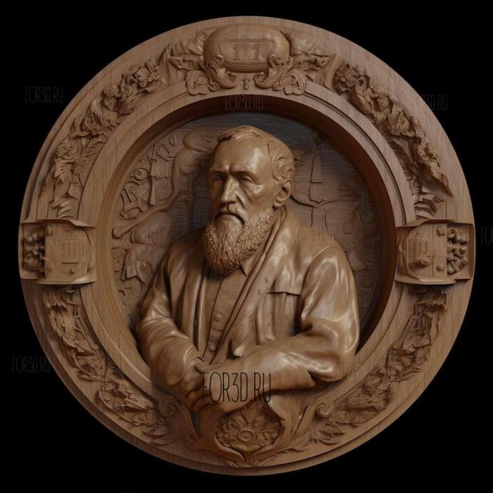 Shekhtel Fyodor Franz albert 2 stl model for CNC