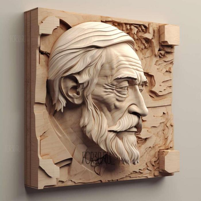 Shekhtel Fyodor Franz albert 4 stl model for CNC