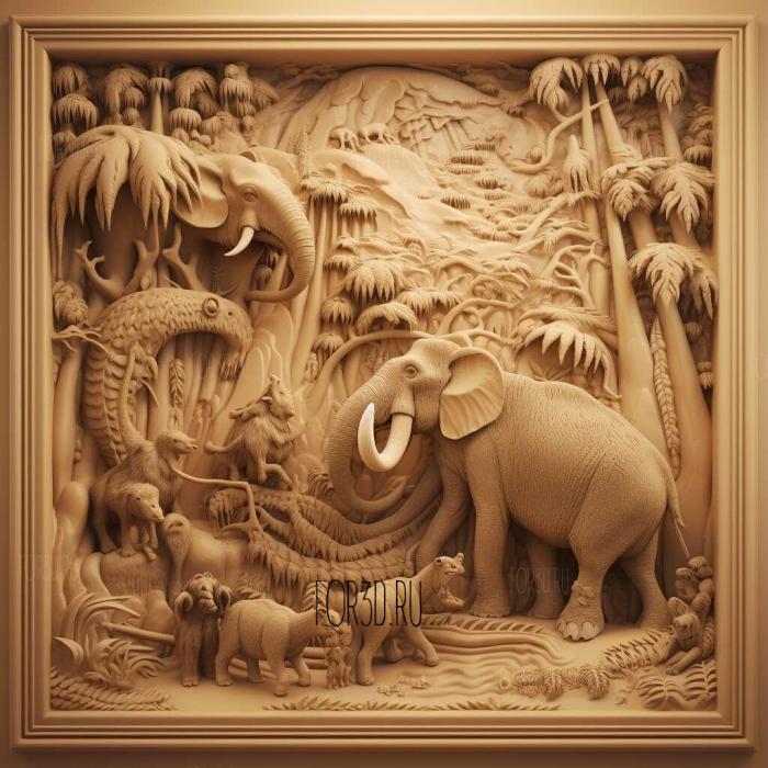 Ice Age Continental Drift movie 1 stl model for CNC