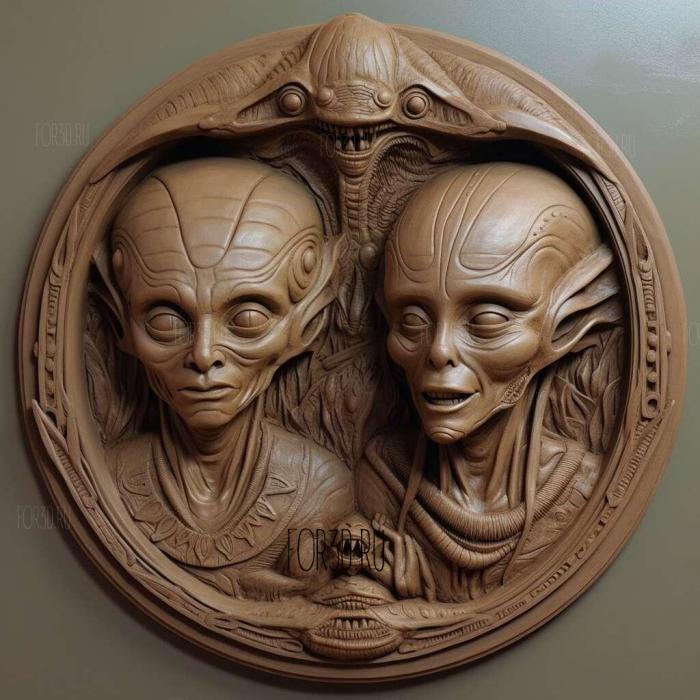 stl The Alien ET The Extraterrestrial 1982 2 stl model for CNC