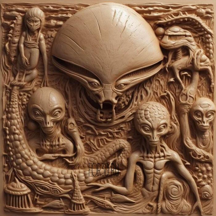 stl The Alien ET The Extraterrestrial 1982 4 stl model for CNC
