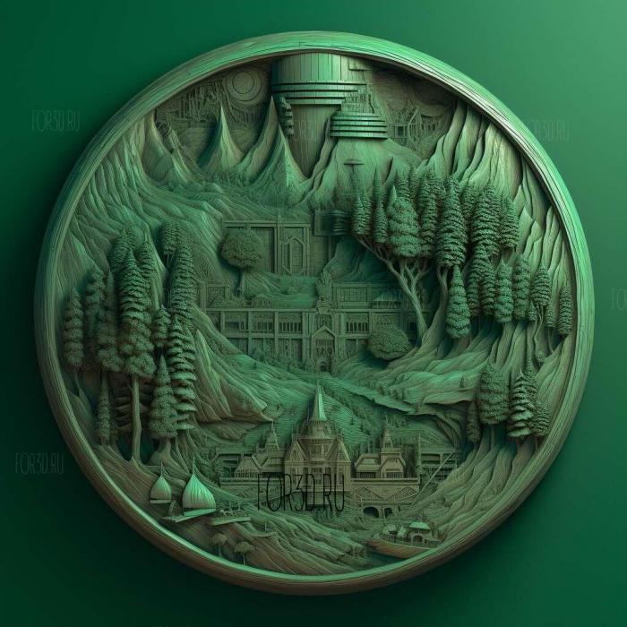 Emerald City TV series 2 stl model for CNC