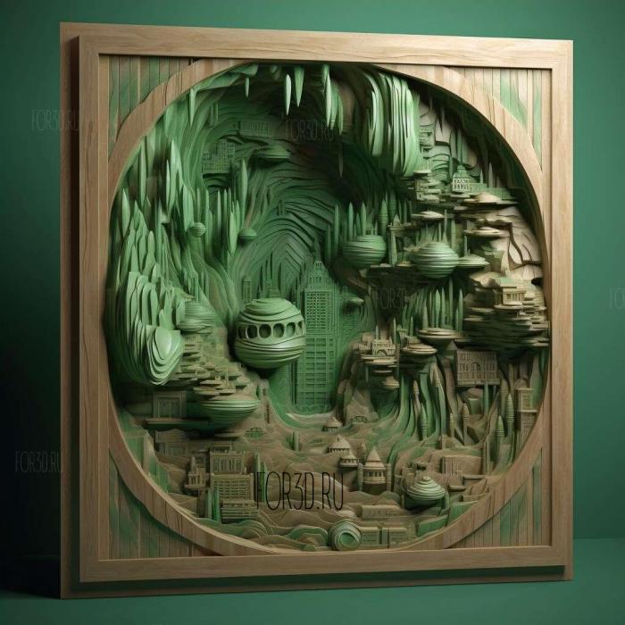 Emerald City TV series 4 stl model for CNC