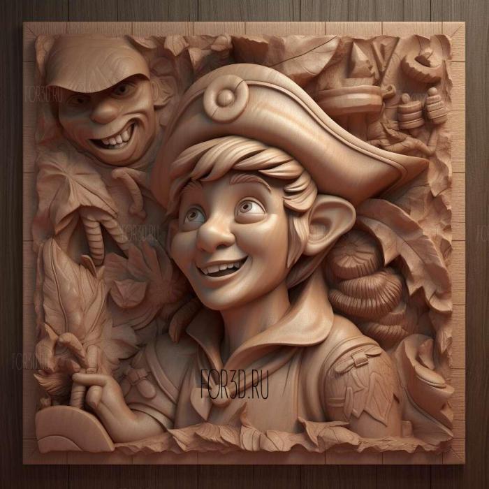 Jake and the Never Land Pirates TV series 1 stl model for CNC