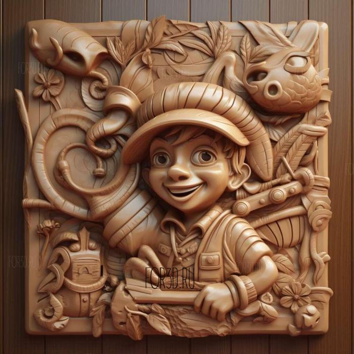 Jake and the Never Land Pirates TV series 2 stl model for CNC