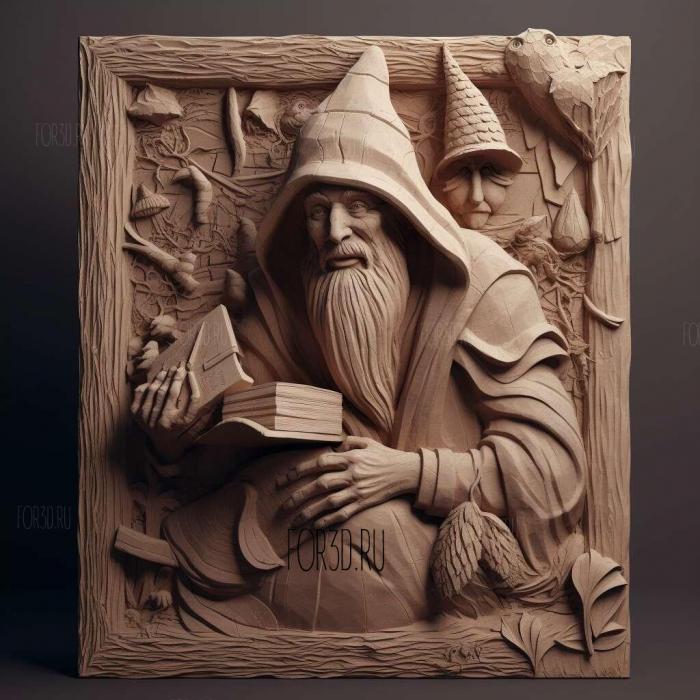 Harry Potter and the Sorcerers Stone 4 stl model for CNC