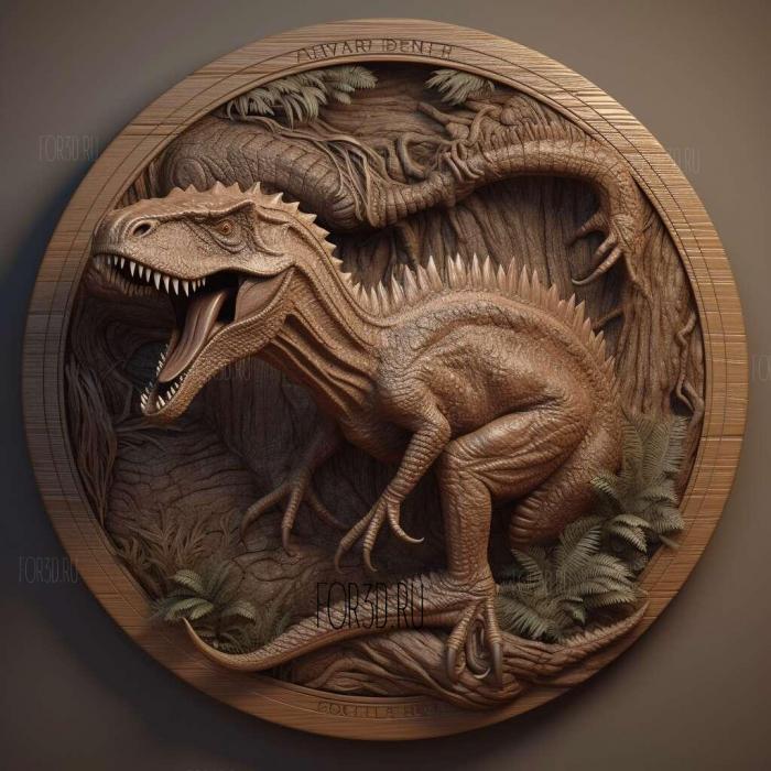 Jurassic World 2 1 stl model for CNC