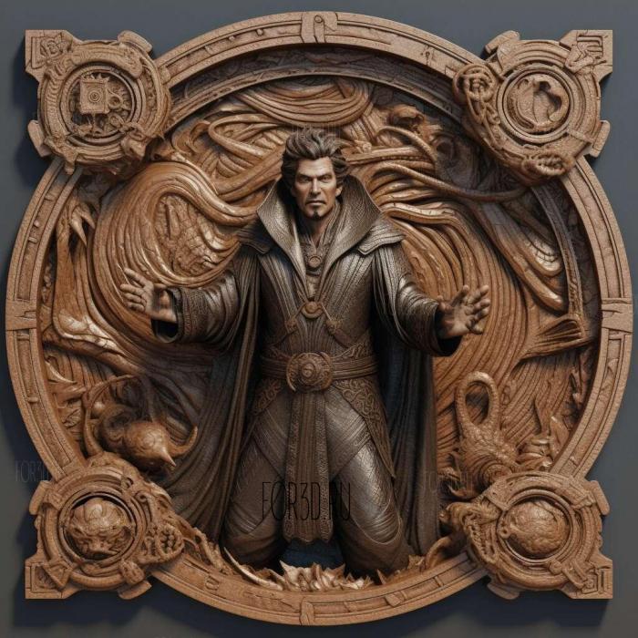 Doctor Strange In the Multiverse of Madness 4 3d stl модель для ЧПУ