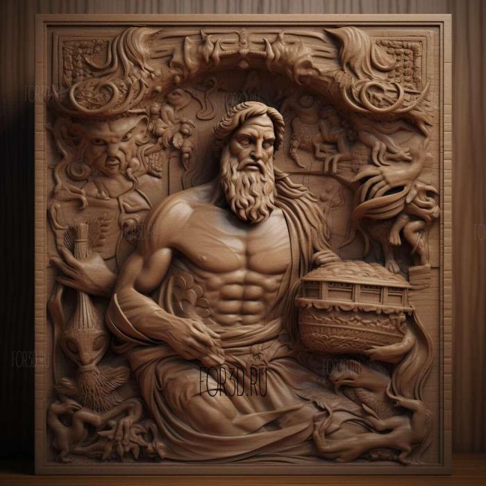 Hercules TV series 3 stl model for CNC