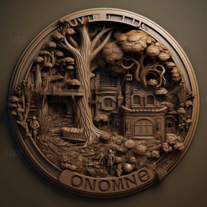 Once Upon a Time TV series 1 stl model for CNC