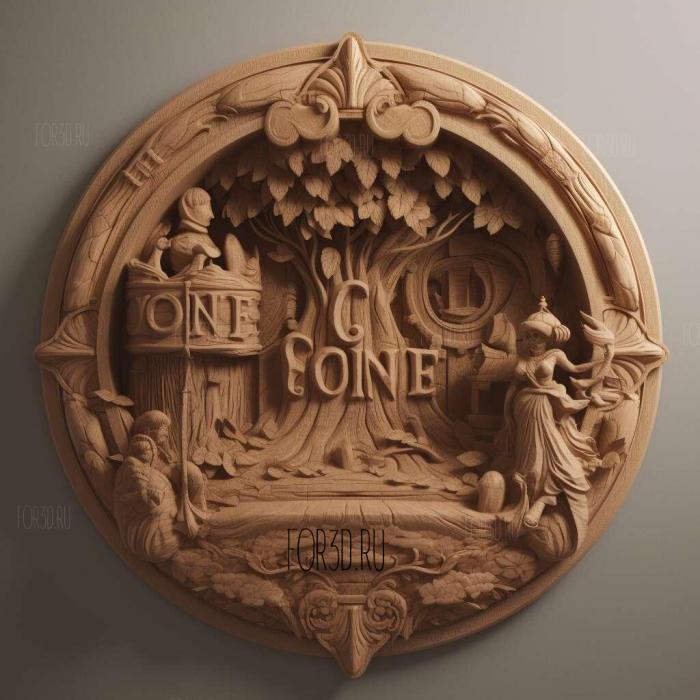 Once Upon a Time TV series 2 stl model for CNC