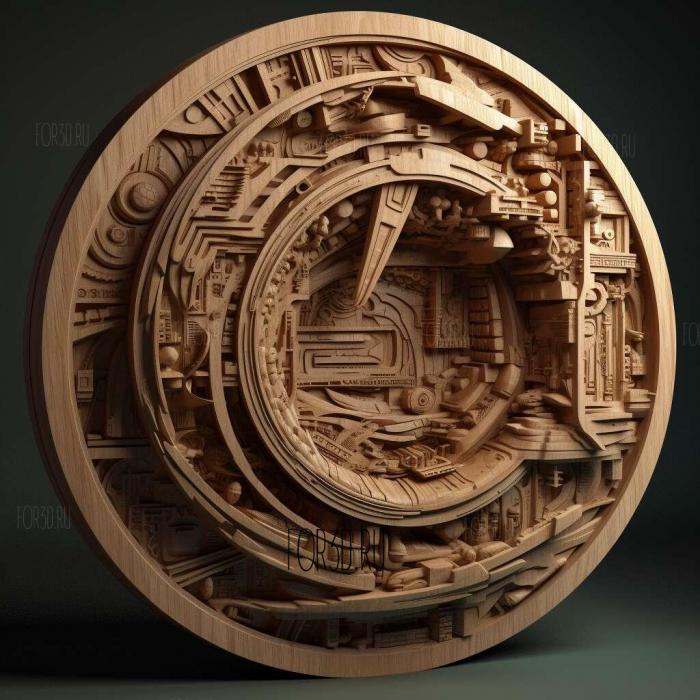 stl Time Warp TV series 1 stl model for CNC