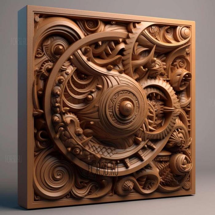 stl Time Warp TV series 2 stl model for CNC