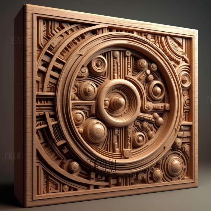 stl Time Warp TV series 4 stl model for CNC