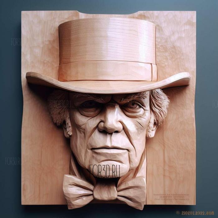 st Alex DeLarge Clockwork OrangeMalcolm McDowell 1 stl model for CNC