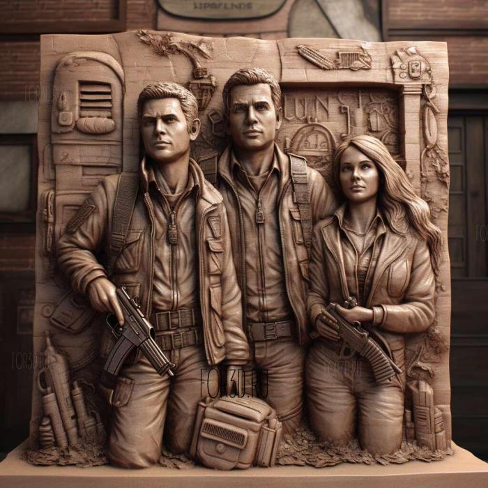 Jack Ryan TV series 1 stl model for CNC