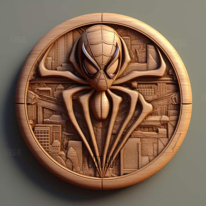 Marvels Spider Man Miles Morale 1 stl model for CNC