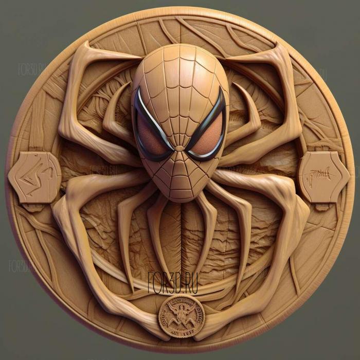 Marvels Spider Man Miles Morale 2 stl model for CNC