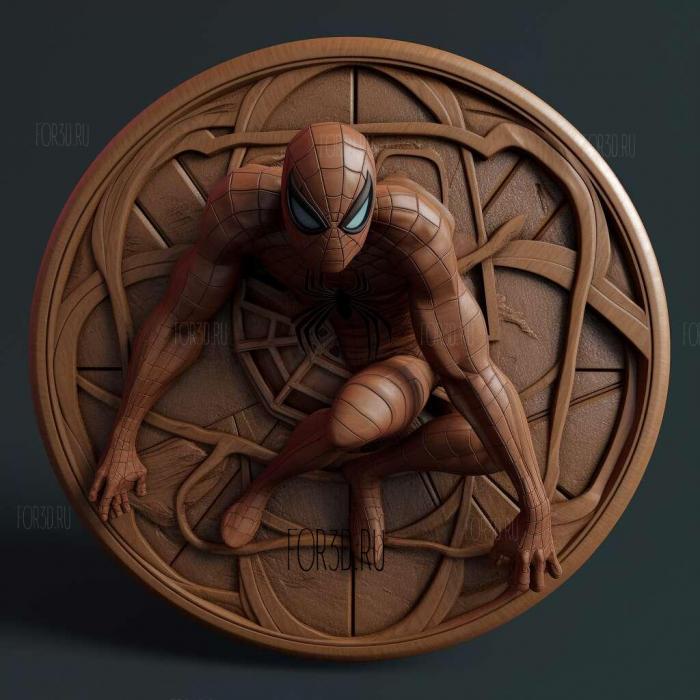 Marvels Spider Man Miles Morale 4 stl model for CNC