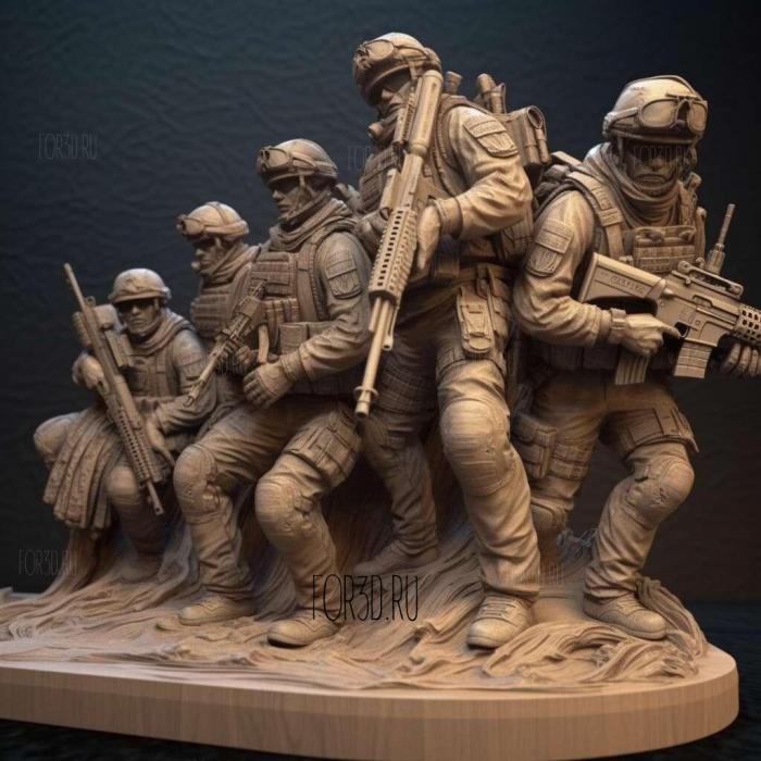 Call of Duty Strike Team 3 3d stl модель для ЧПУ