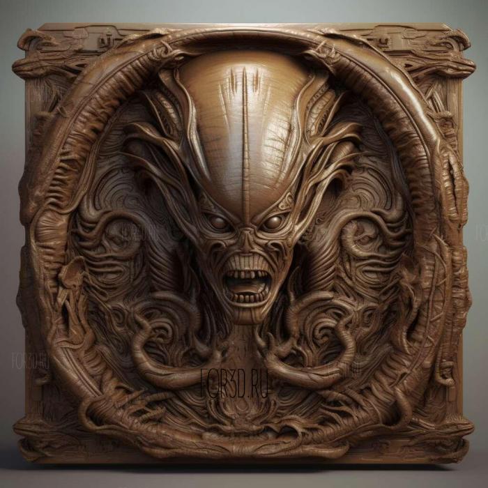stl The Alien movie 4 stl model for CNC