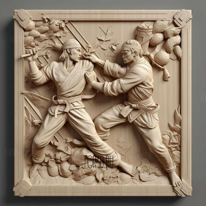 stl The Taekwondo Game Global Tournament 2 stl model for CNC