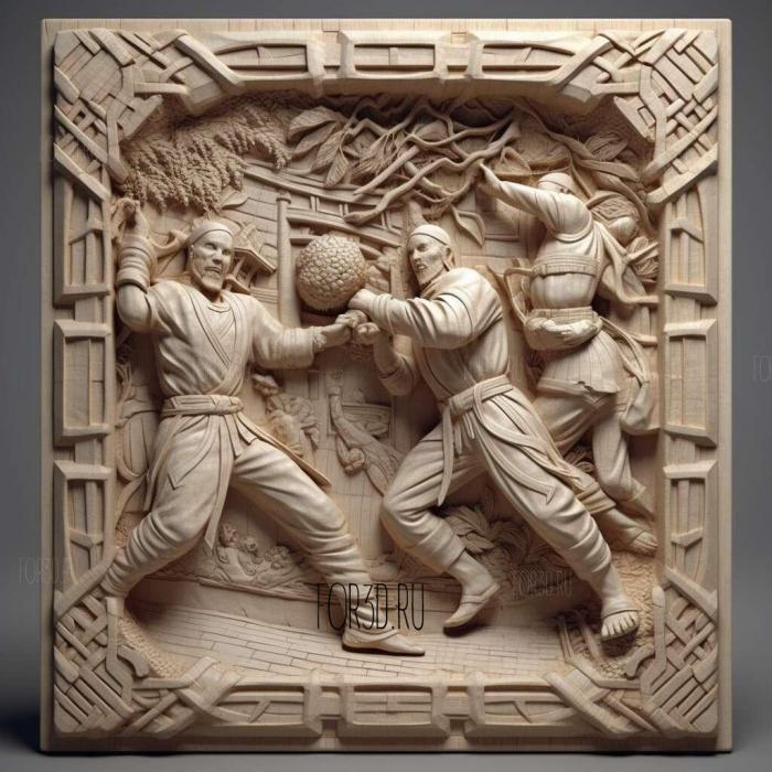 stl The Taekwondo Game Global Tournament 4 stl model for CNC