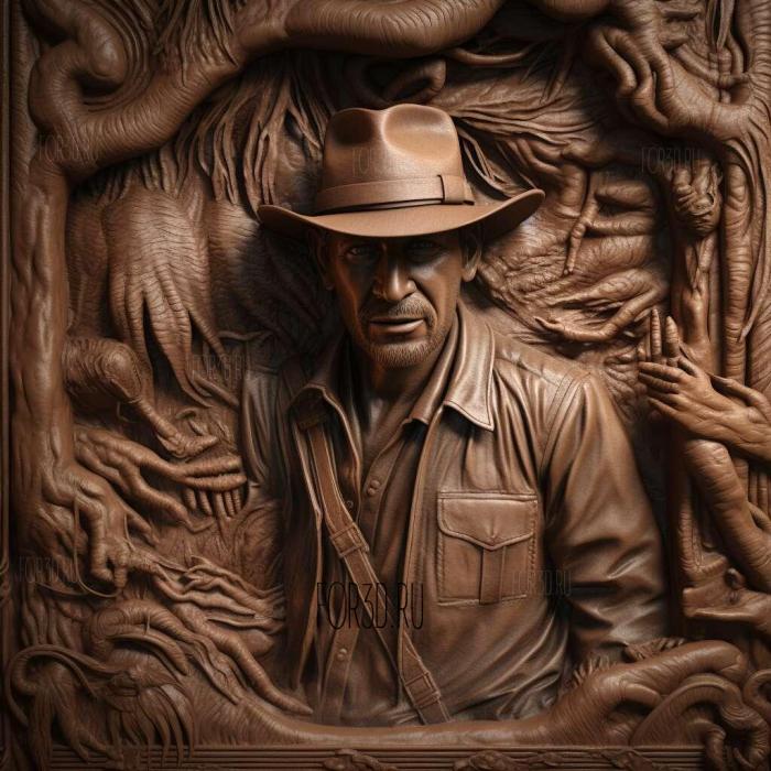 Indiana Jones In Search of the LoArk movie 1 stl model for CNC