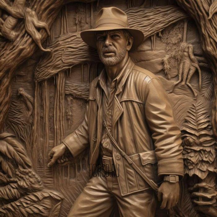 Indiana Jones In Search of the LoArk movie 3 stl model for CNC