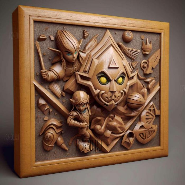 The Legend of Zelda Ocarina of Time 1 stl model for CNC