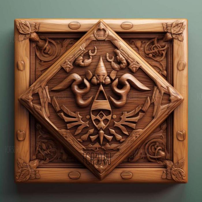 The Legend of Zelda Ocarina of Time 3 stl model for CNC