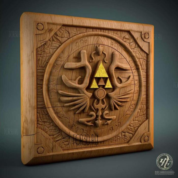The Legend of Zelda Ocarina of Time 4 stl model for CNC