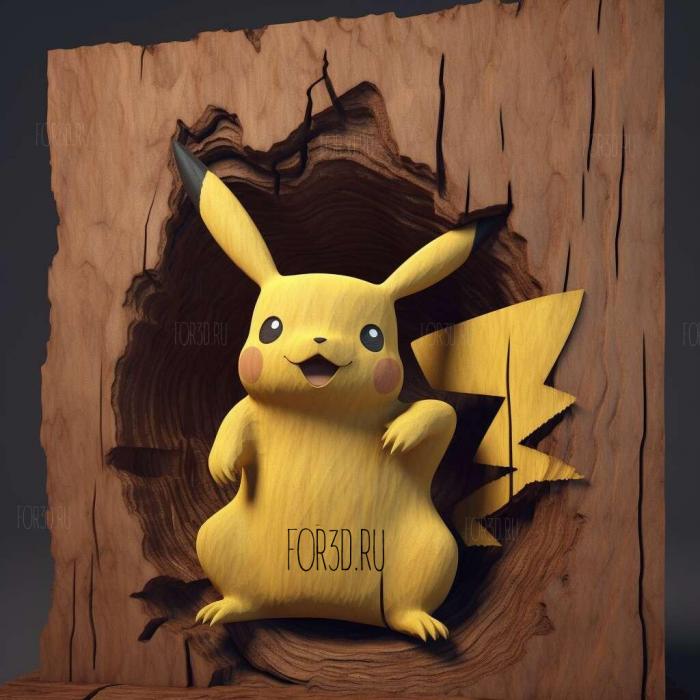 Pikachu from Pokemon Detective Pikachu 1