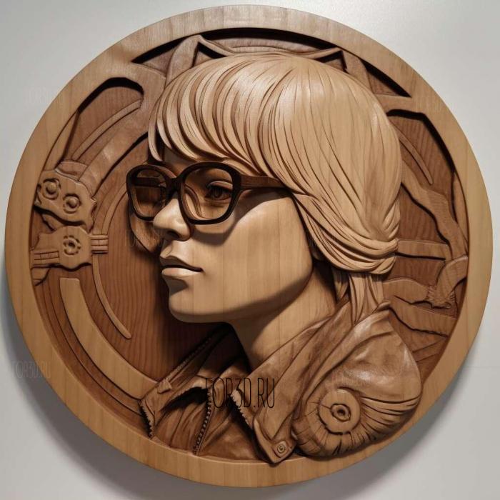 st Penelope Garcia Marvel Universe 3 stl model for CNC