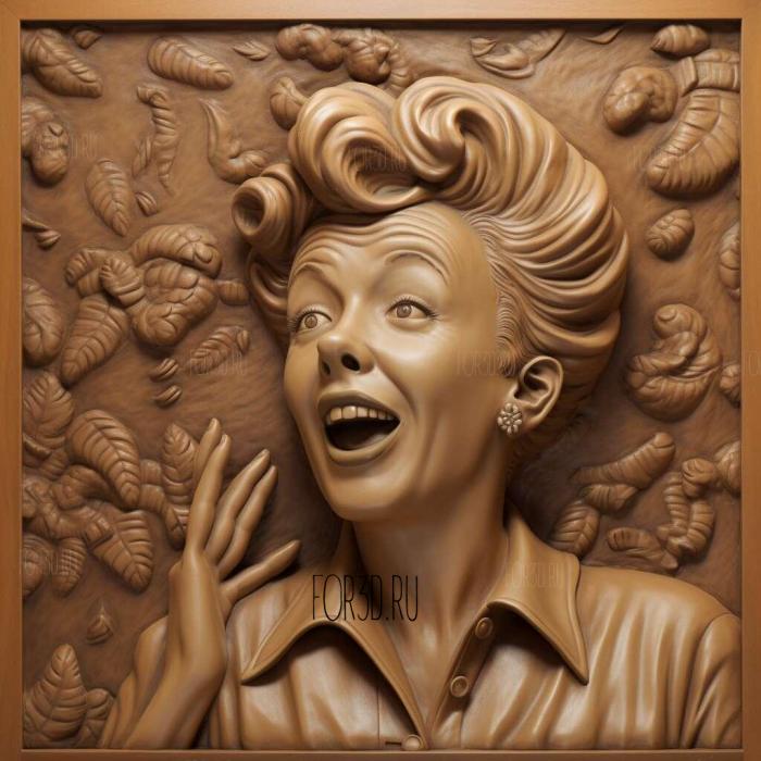 I Love Lucy series 2 stl model for CNC