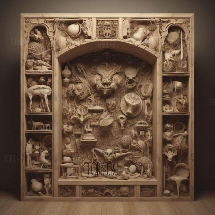 Guillermo del Toros Cabinet of Curiosities series 2 stl model for CNC