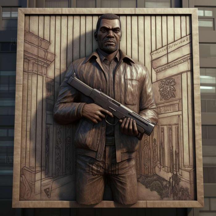 Grand Theft Auto IV Episodes From Liberty City 3 stl model for CNC